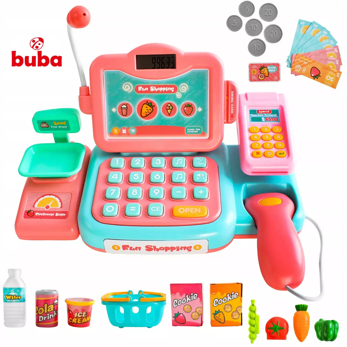 Детски комплект касов апарат Buba 888G