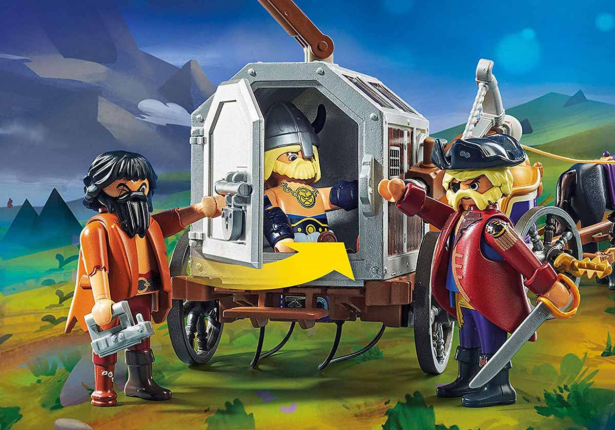 Playmobil Детски конструктор Playmobil, Чарли със затворническия вагон