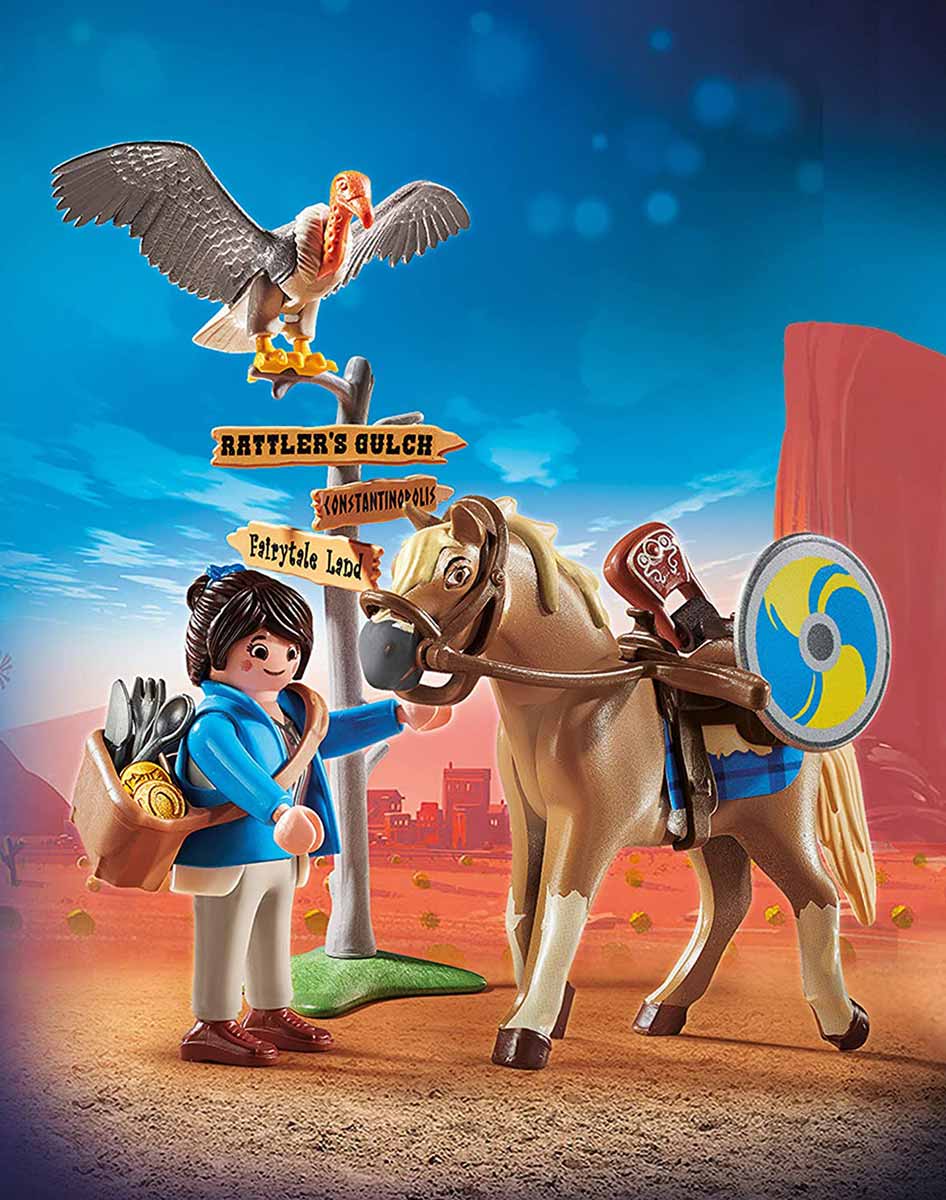 Playmobil Детски конструктор Playmobil, Марла с кон