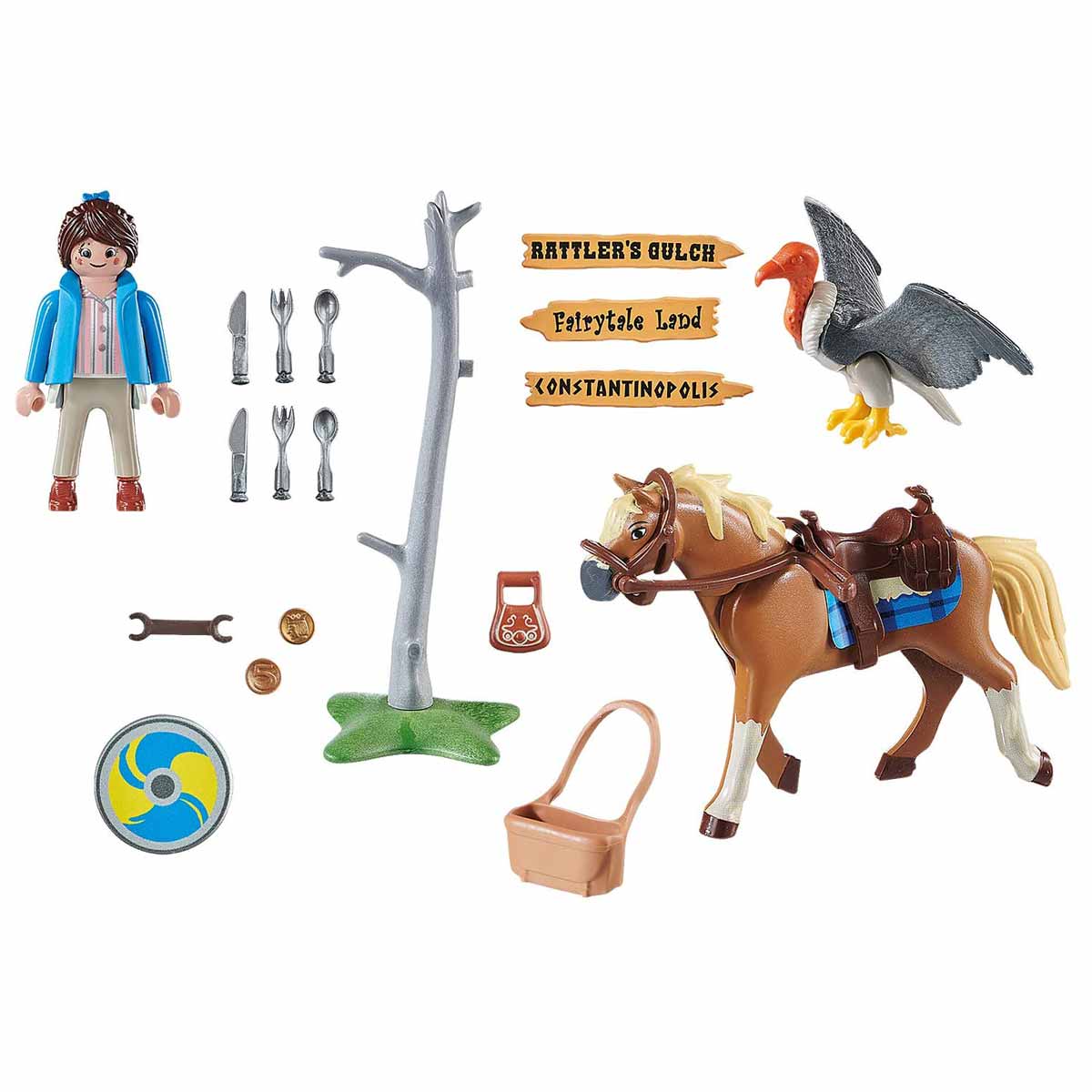 Playmobil Детски конструктор Playmobil, Марла с кон