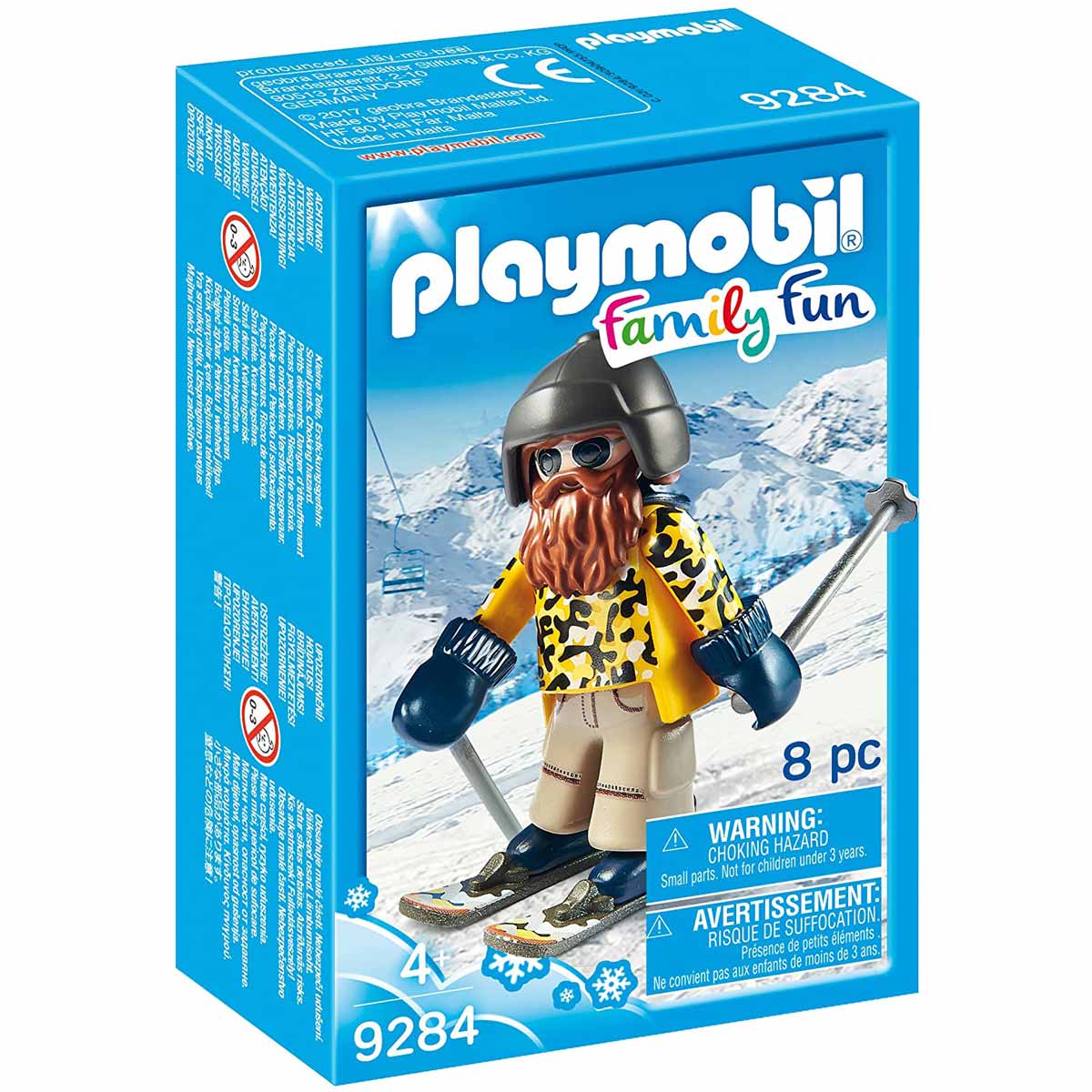 Playmobil Детски конструктор Playmobil, Скиор със ски