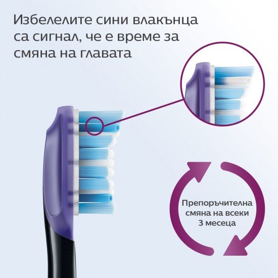 Philips Sonicare Глава за четка Premium Gum Care HX9054/33 G3 чер BrushS - 4бр.