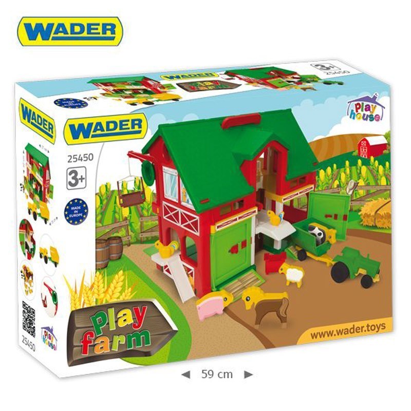 WADER Играчка за деца - Ферма с животни