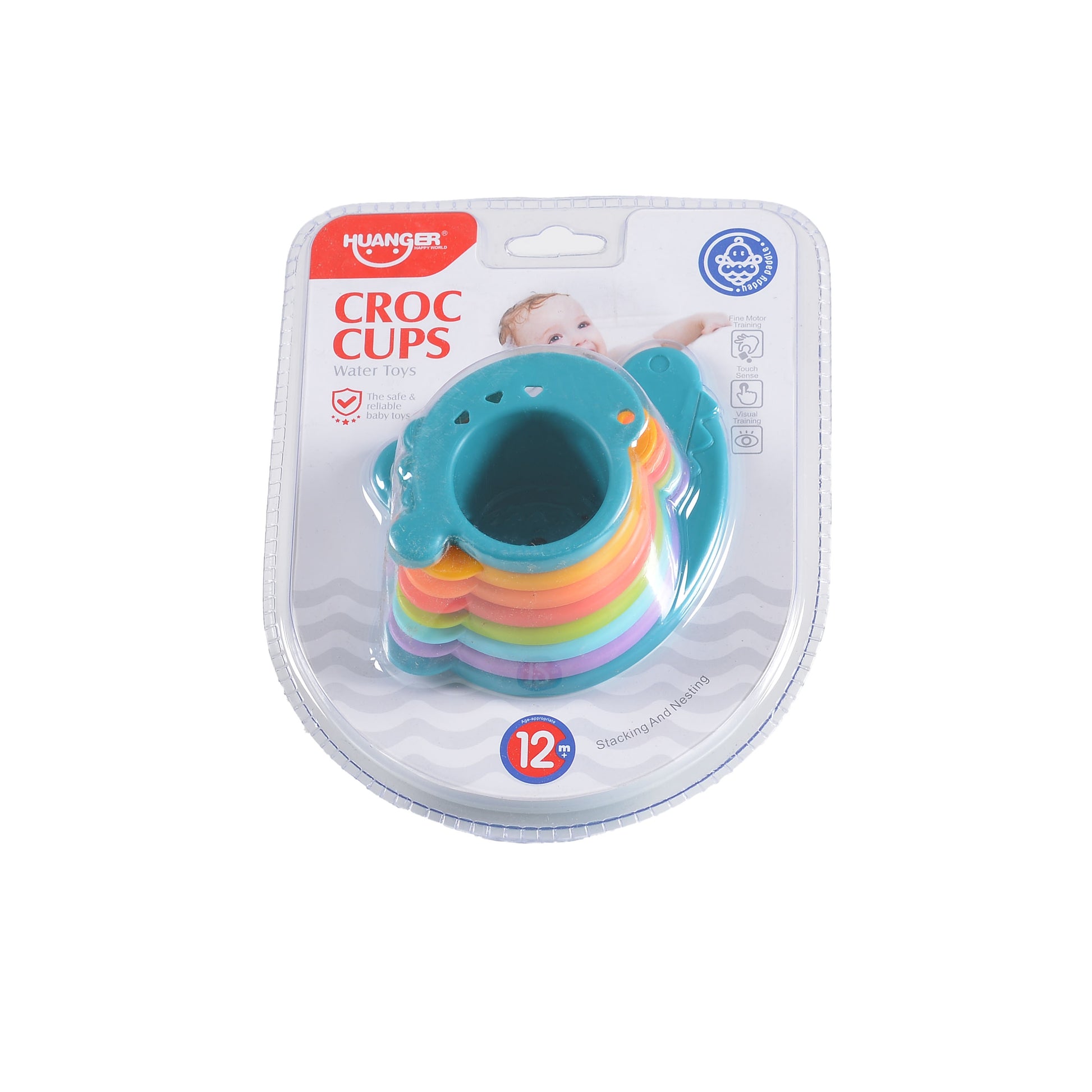 Huanger Играчка за баня Croc cups HE0226