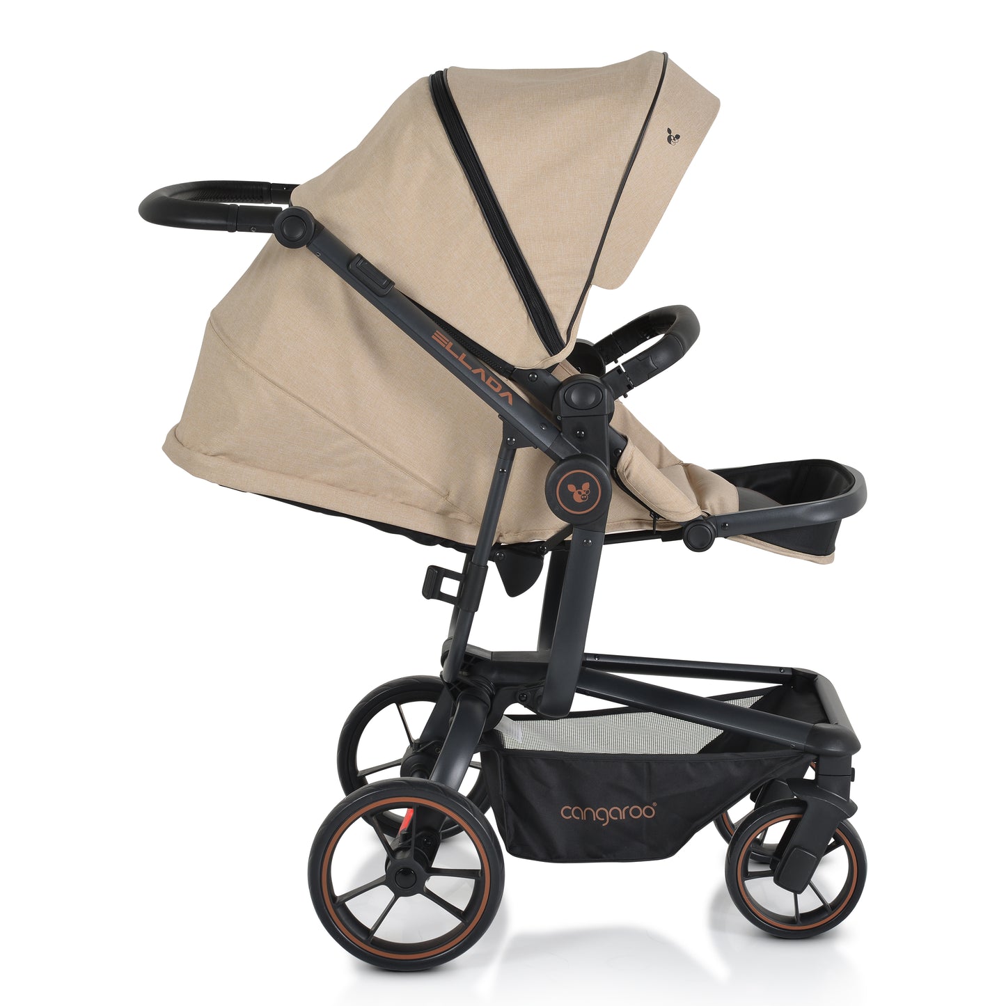 Cangaroo Комбинирана детска количка Ellada 3в1 бежов