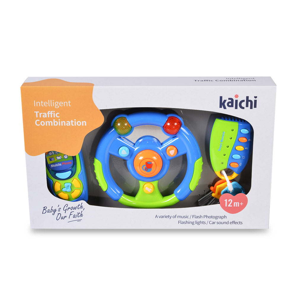 Kaichi Комплект музикален волан, телефон и ключодържател K999-81B