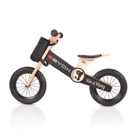 Byox Дървен балансиращ велосипед Yin & Yang черен