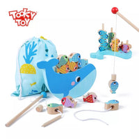 Tooky Toy Дървена игра за баланс “Риболов“ TH698 25 части