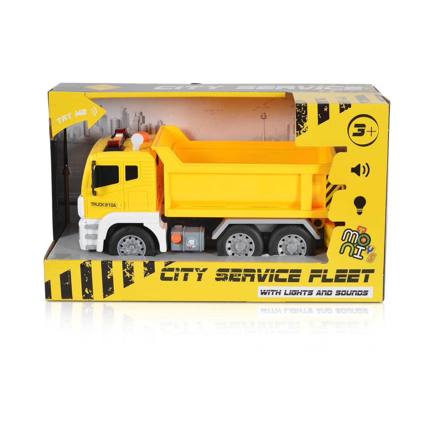 Moni Toys 1:12  Самосвал жълт WY810A