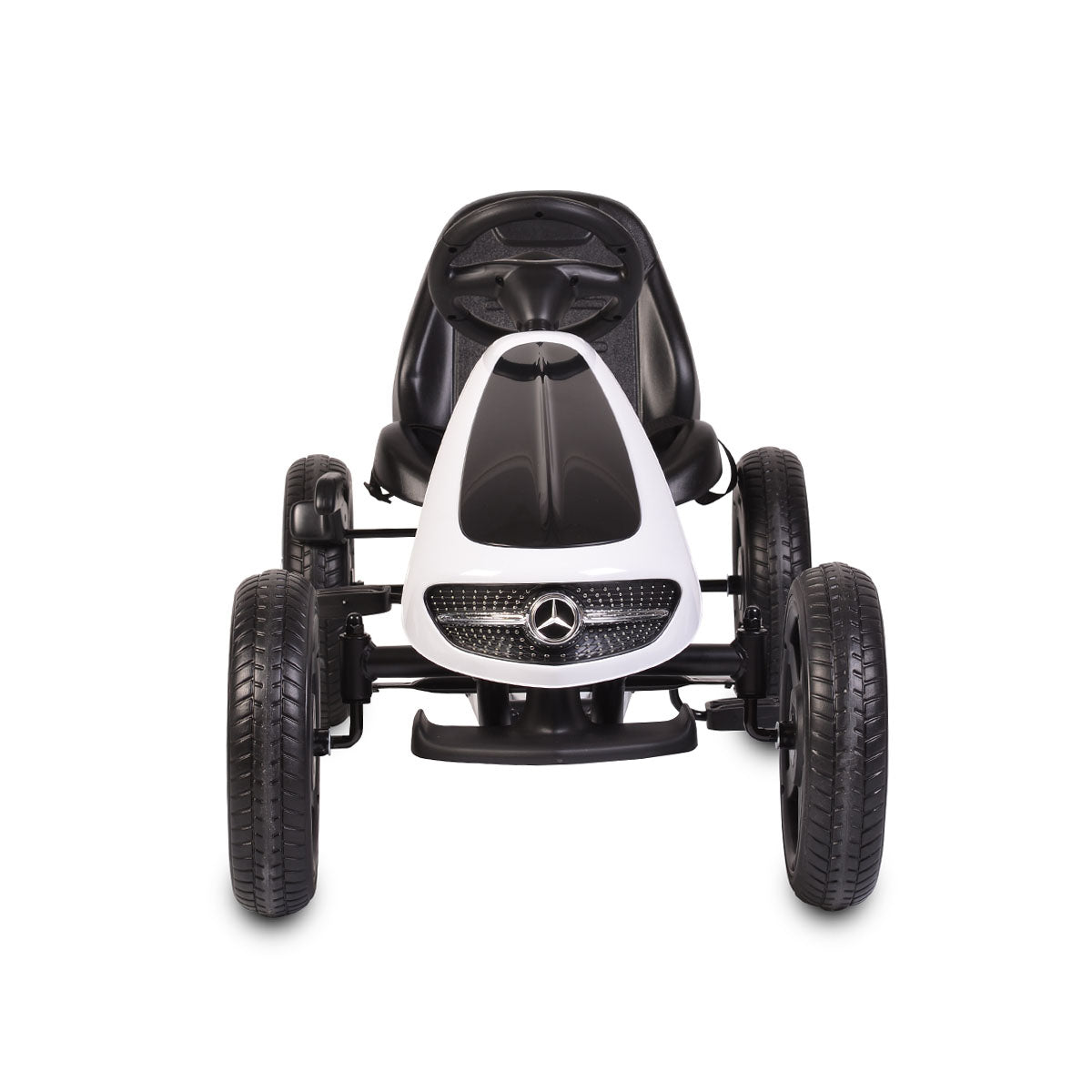 Mercedes Картинг Mercedes Benz Go Kart EVA бял