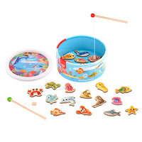 Tooky Toy Дървена игра Fishing TL095