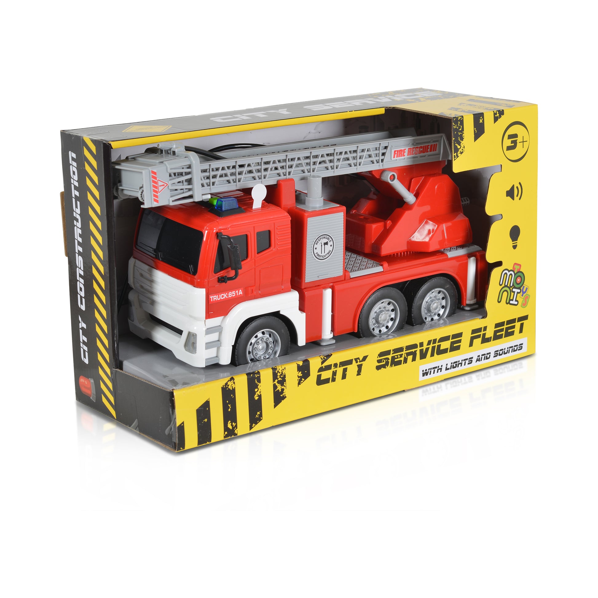 Moni Toys 1:12 Пожарен камион с кран WY851A