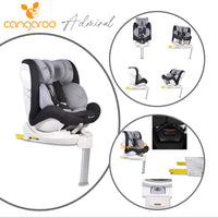 Cangaroo Стол за кола с Isofix система Admiral тъмносив