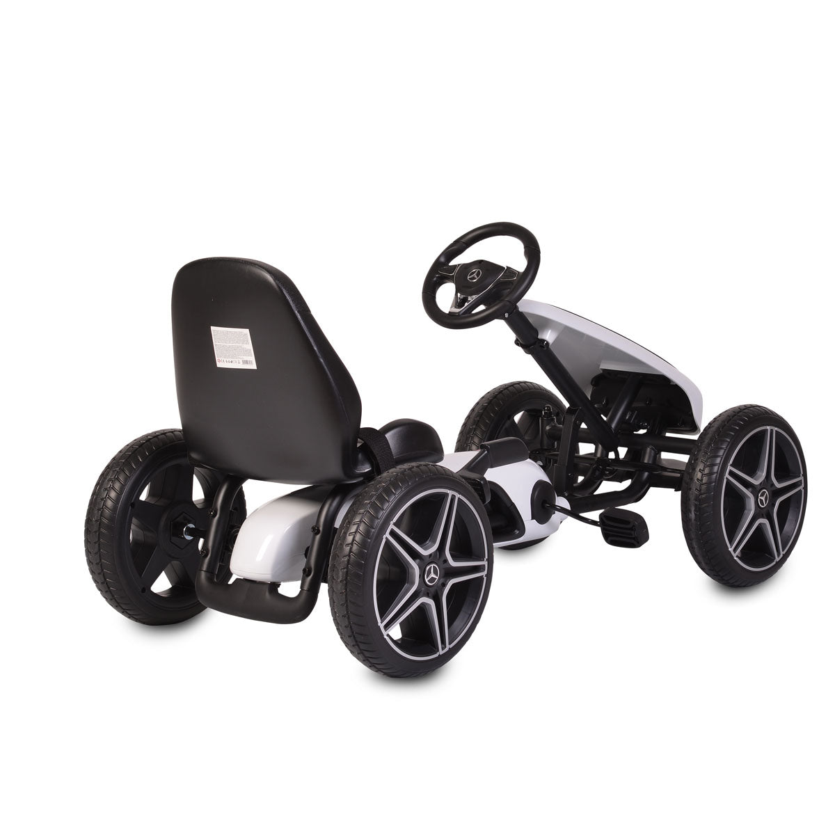 Mercedes Картинг Mercedes Benz Go Kart EVA бял