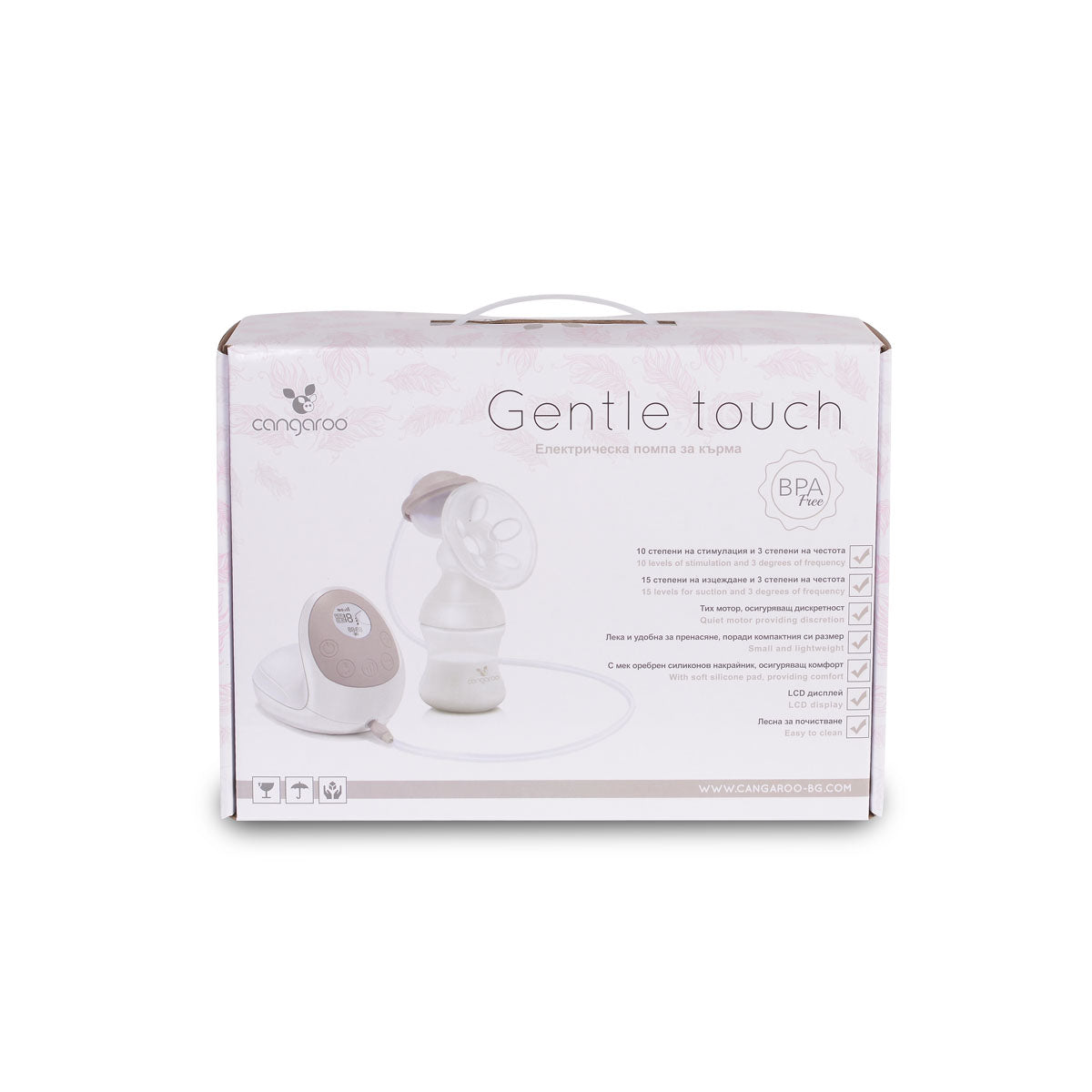 Cangaroo Електрическа помпа за кърма Gentle Touch