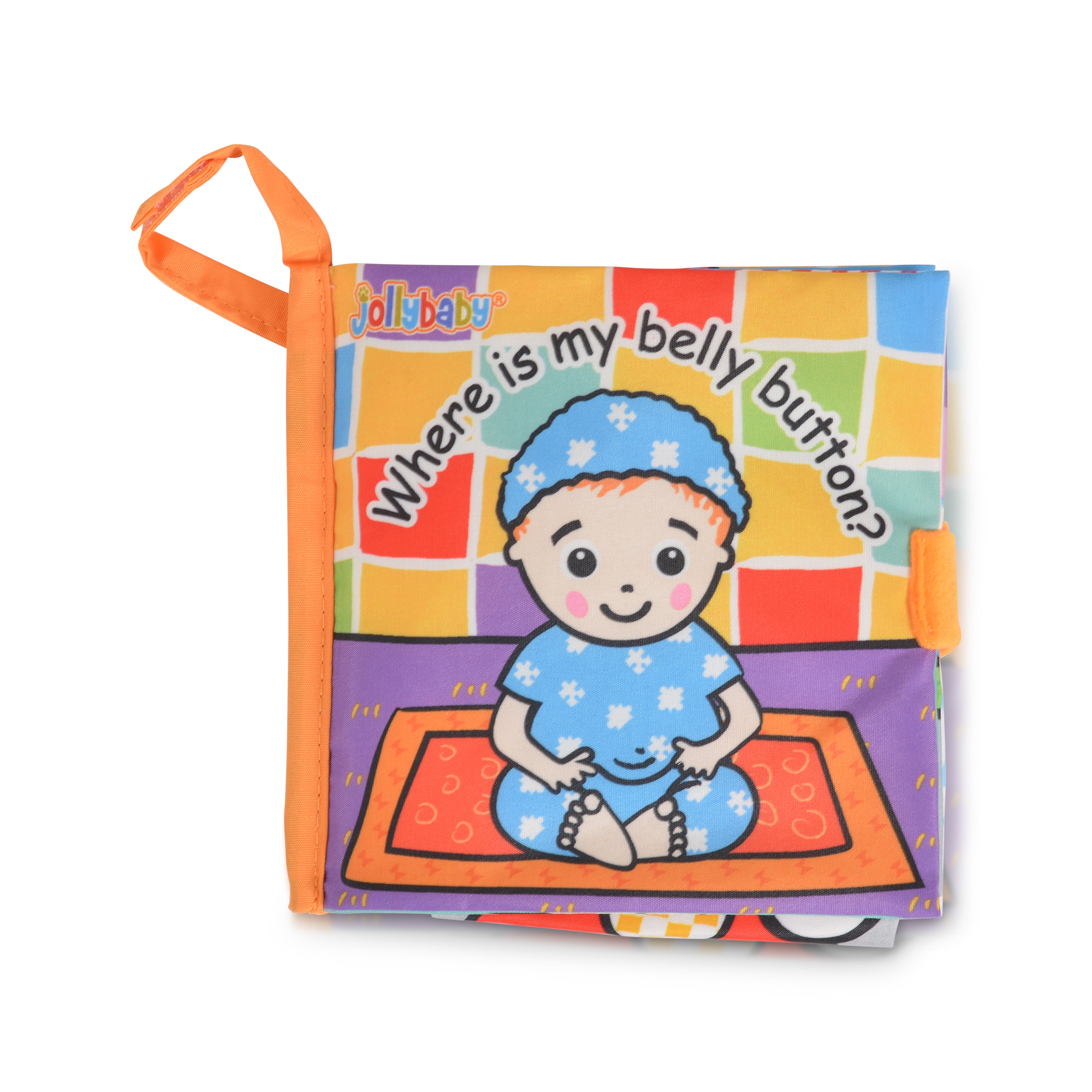 Jollybaby Мека книжка Where is my belly 8333