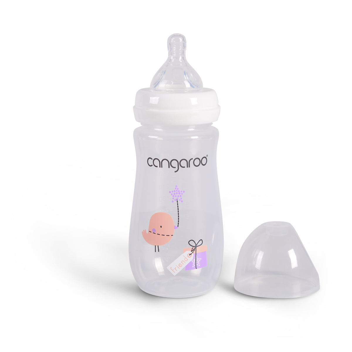 Cangaroo Пластмасово шише 300ml Birdy Blu C0563 розов