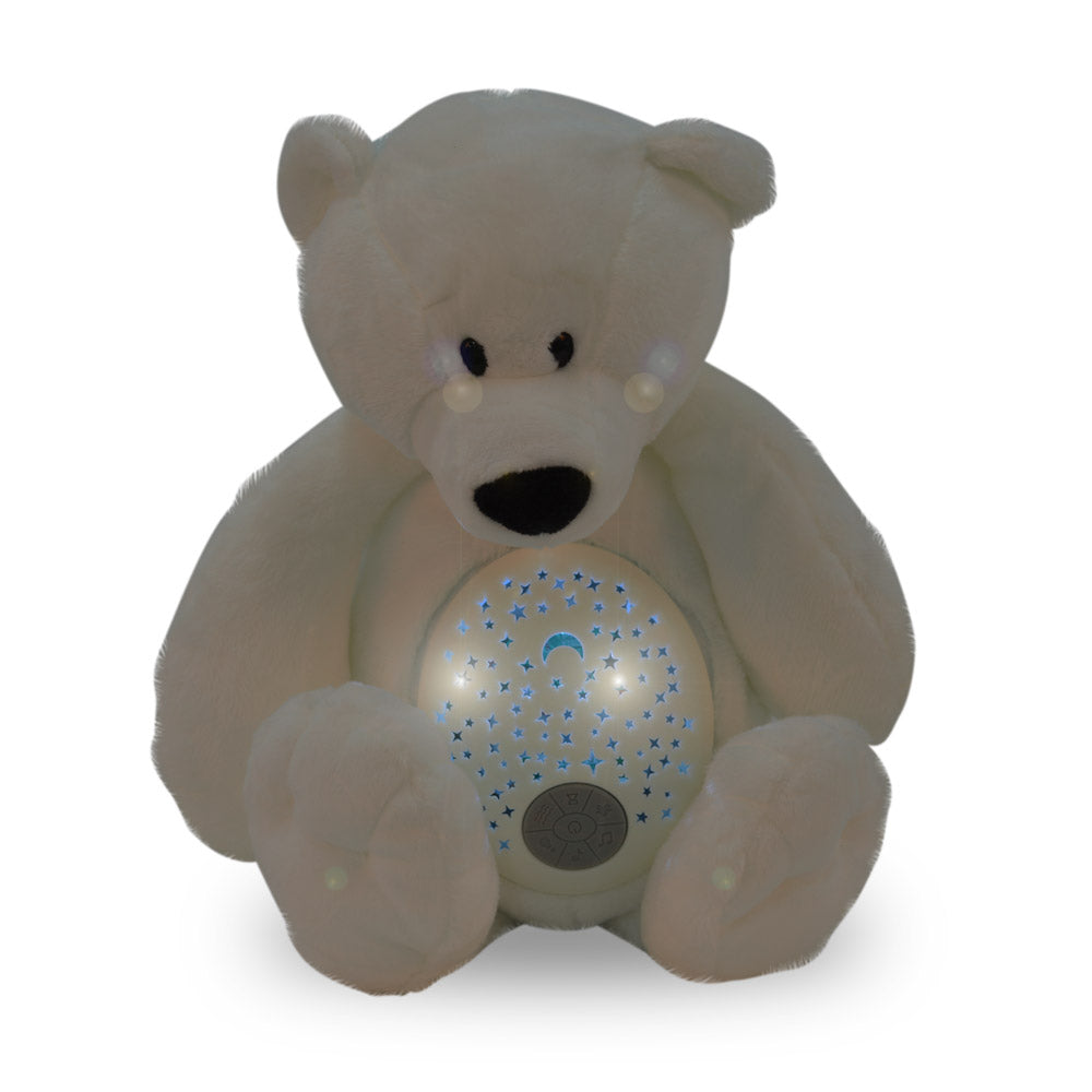 Moni Toys Нощна лампа Бяла мечка K999-313 бял