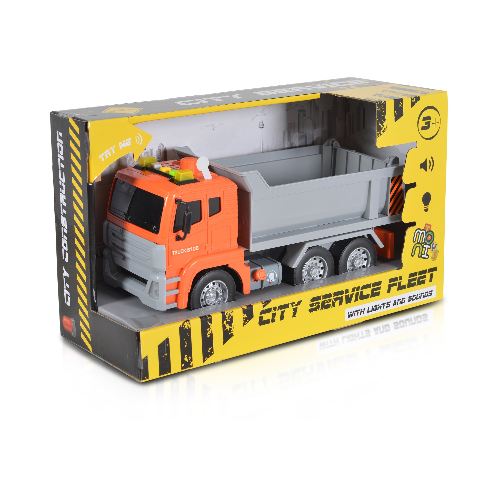 Moni Toys 1:12 Самосвал оранжев WY810B