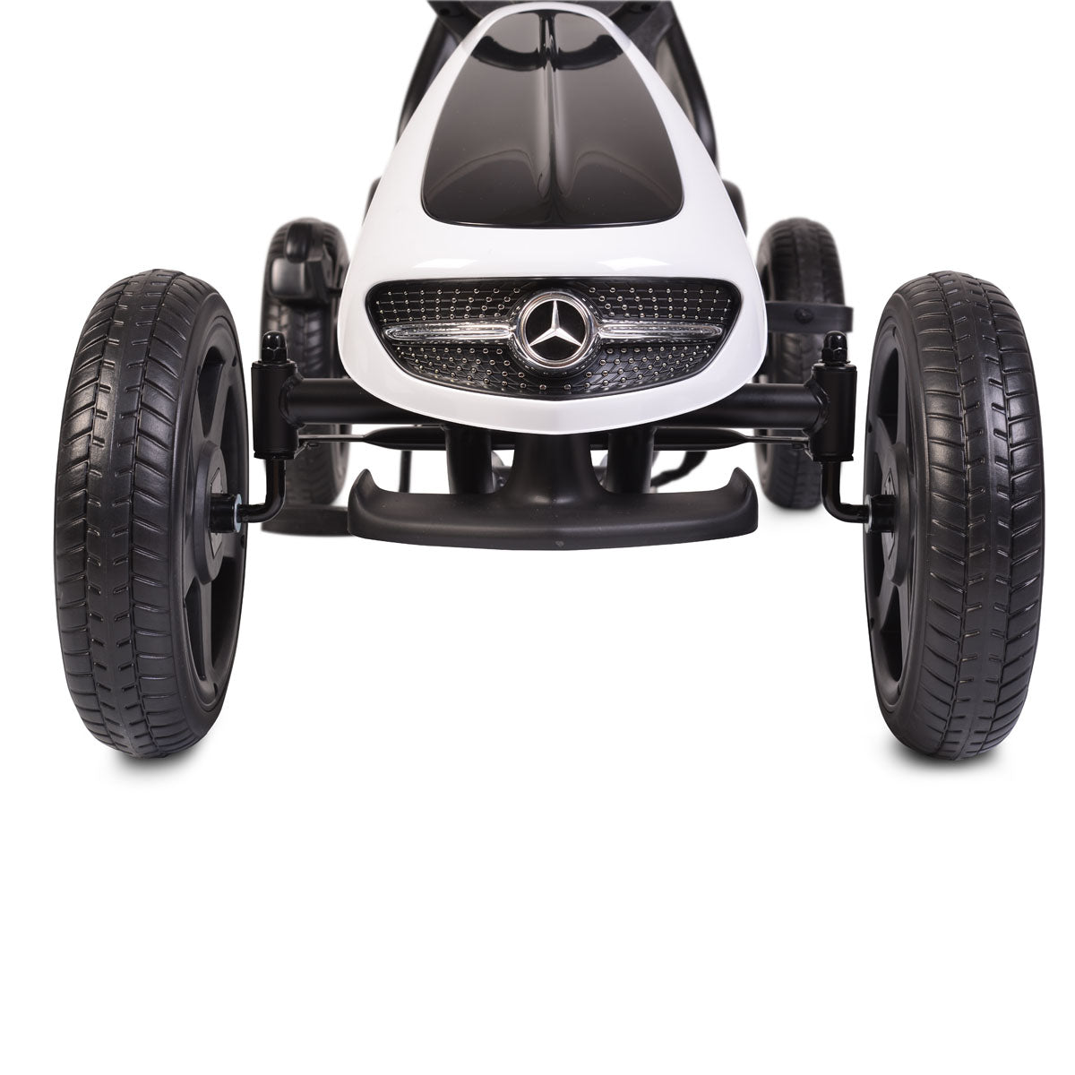 Mercedes Картинг Mercedes Benz Go Kart EVA бял