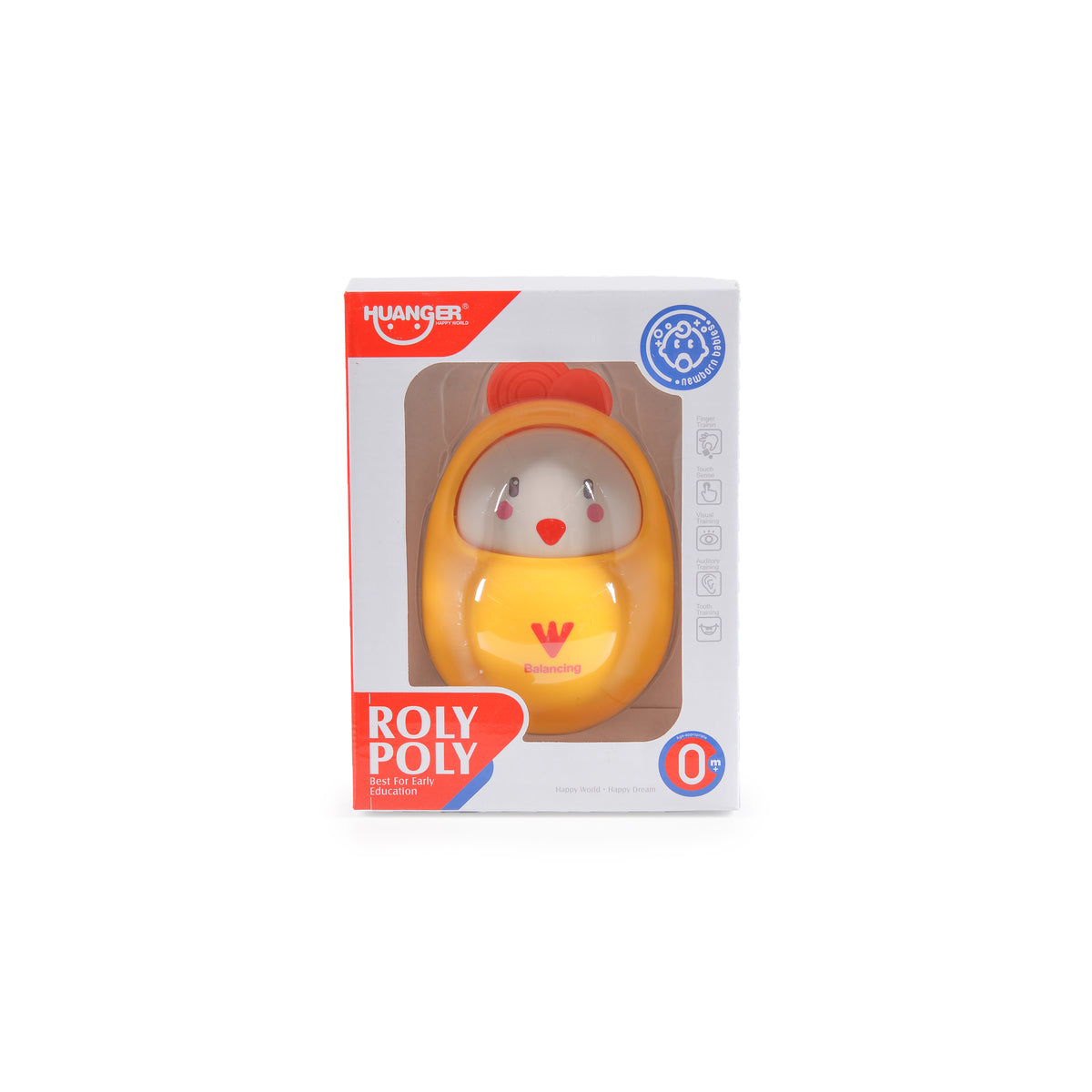 Huanger Бебешка играчка Roly Poly пиле HE0297