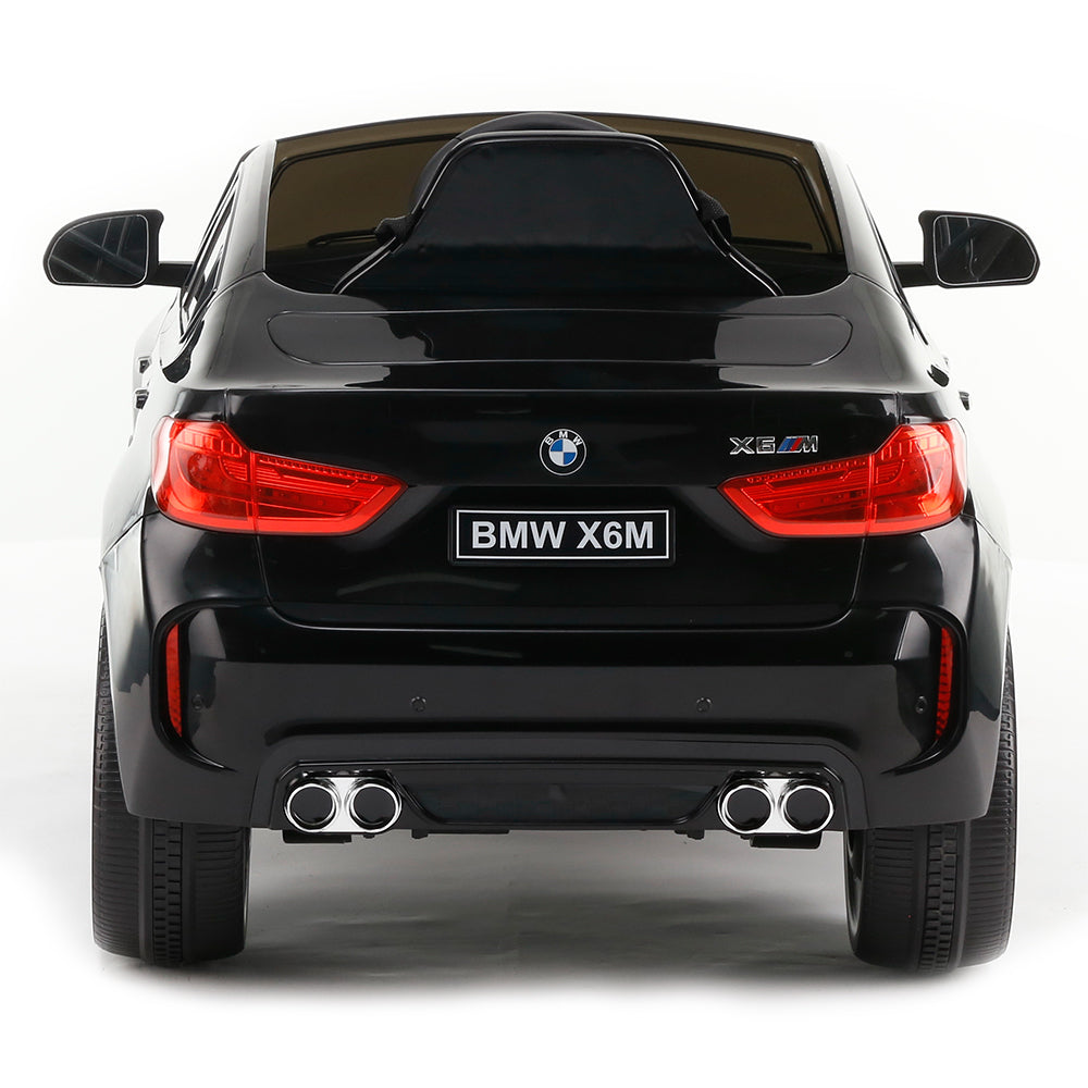 BMW Акумулаторен джип BMW X6M кожена седалка JJ2199 черен