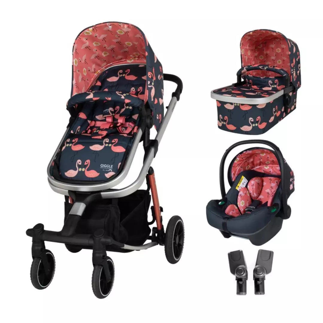 Cosatto CT5328 GIGGLE TRAIL 3в1 PRETTY FLAMINGO бебешка количка