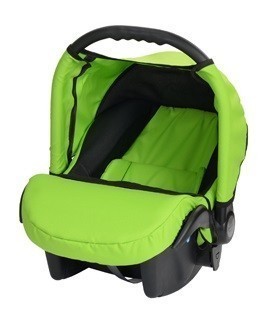 Baby Merc Кошче за бебета за кола Baby Merc Junior Twist зелено и черно
