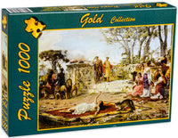 Gold Puzzle Пъзел Gold Puzzle от 1000 части - Укротителят на лъва