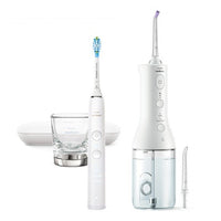 Philips Sonicare К-КТ ЕЛ. ЧЕТКA ЗА ЗЪБИ Diamond Clean 9000 + ОРАЛЕН ДУШ Power Flosser 3000 - бял