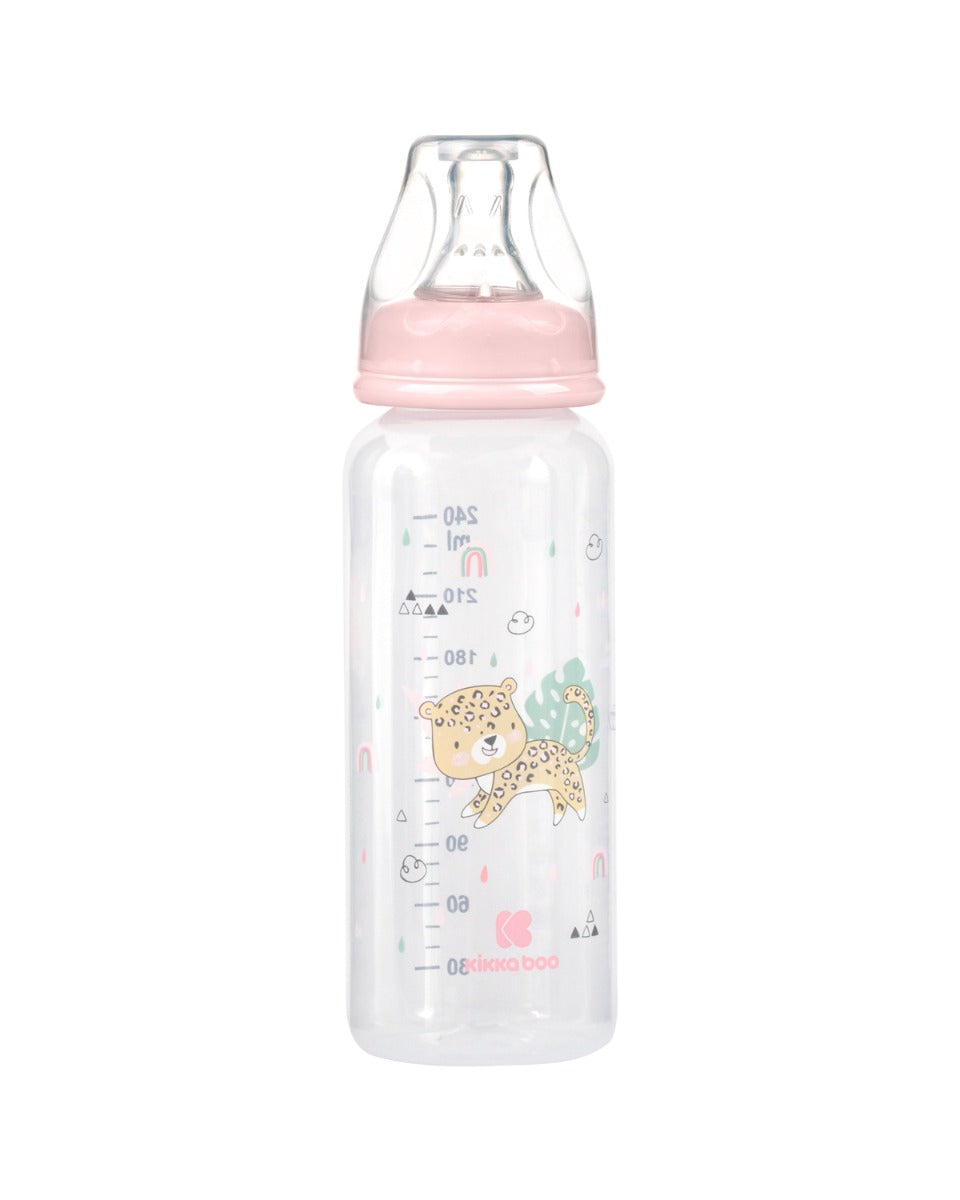 KikkaBoo Шише РР 240мл Savanna Pink 