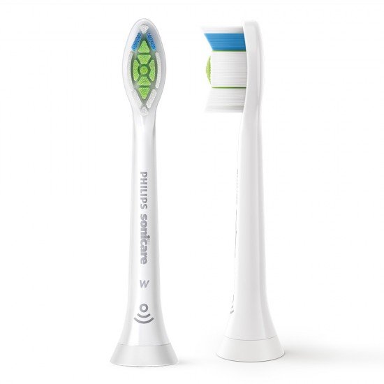 Philips Sonicare Глава за четка Optimal White HX6062/10 W2 бял  BrushSync- 2бр.