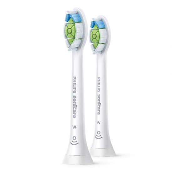 Philips Sonicare Глава за четка Optimal White HX6062/10 W2 бял  BrushSync- 2бр.